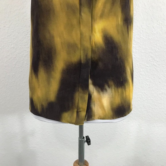 Alice + Olivia Blouse Size XS Silk Blend Multicolor Sleeveless Open Back - Picture 7 of 9